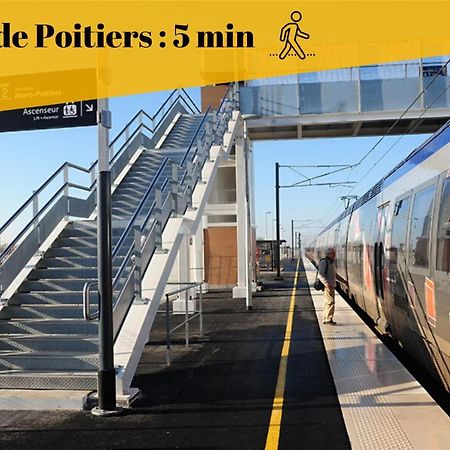 Le Duplex By Goodbnb - Proche Gare - 15Min Futuroscope Poitiers Eksteriør billede