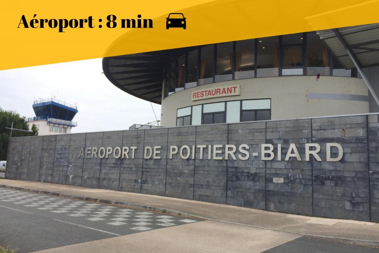 Le Duplex By Goodbnb - Proche Gare - 15Min Futuroscope Poitiers Eksteriør billede